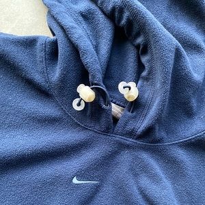 Vintage Nike Center Swoosh Fleece Hoodie